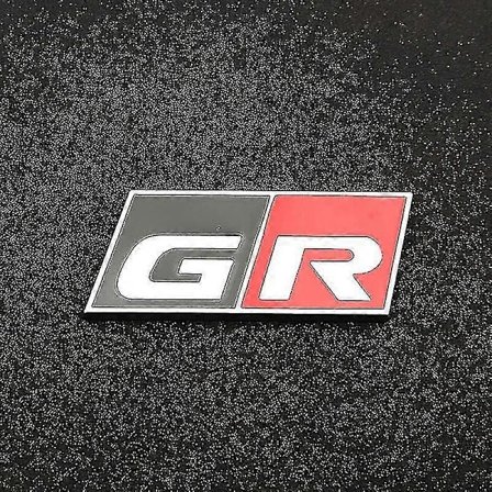3D Metallinen GR Logo Auton Etusäleikön Tunnus Takaluukun Merkki Toyota Yaris Ch R Rav4 Corolla Revo Hilux Gr Sport Tarra Lisätarvikkeet - Täydellinen