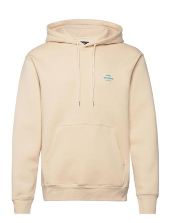 Standard Hoodie Logo Sweat Cream Mads Nørgaard