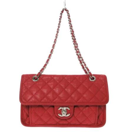 Chanel Vintage, Pre-owned Shoulder Bag Rood, Dames, Maat:ONE Size,stof