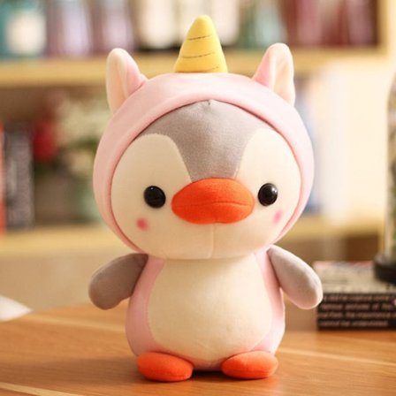 25 cm plyschdocka Penguin Turn To Dinosaur Doll STIL 2 - high quality