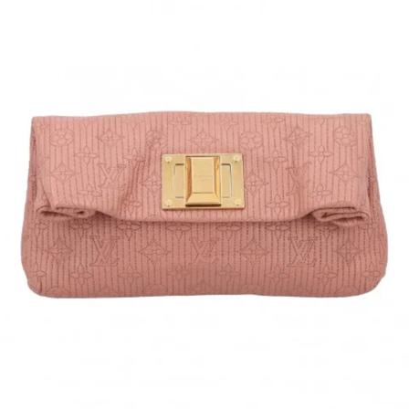 Louis Vuitton Vintage, Pre-owned Leather clutches Roze, Dames, Maat:ONE Size,leer
