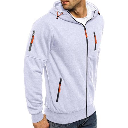 Miesten hupparit, collegepaidat, vetoketjulliset kevyet takit