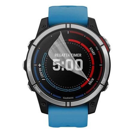 Skärmskydd för Garmin Quatix 7 Pro - 47mm [Pack 6] Ultra Tunn Plastfilm Skyddande Phonillico