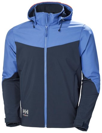 Helly Hansen Workwear Oxford 74290_595 Softshell-takki hupulla, tummansininen Laivastonsininen, Vaatteet