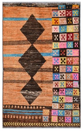 Mały Moroccan Berber - Afghanistan 87X143 Wełna, Dywan