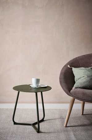 Jotex - Sidebord Diameter 45 Cm Militærgrønn - SOLLER - Kjøp Hagebord hos Jotex