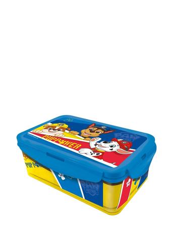 Paw Patrol Lunch Box W/Remov. Compartm., 21X13 Cm Home Meal Time Lunch Boxes Blue Paw Patrol