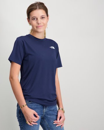 The North Face TEEN NEW 24/7 SS TEE NEW Blau T-Shirts Mädchen - Kids Brand Store