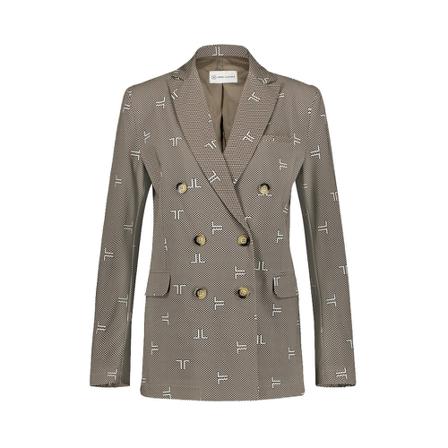 Jane Lushka Sydney Blazer , Beige , Dames , Maat: M