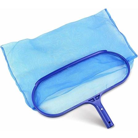 Profesjonelt bassengskimmer fint nett for rengjøring av bassengblader og rusk passer for spa, basseng, fontene, dam