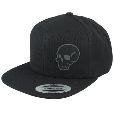 Iconic - Black - snapback - Cap - Skull Engraved Axes Black Snapback - Hatstore
