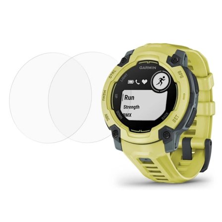 2-pack Garmin Instinct E 45 mm skärmskydd härdat glas 2,5D HD klockskärmfilm
