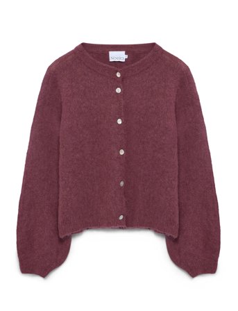 Noella Kae Knit Cardigan - Burgundy - M/L