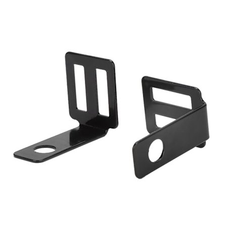 Universal Metal Motorcykel Bag Blinklys Lys Monteringsbeslag Lampeholder (sort)