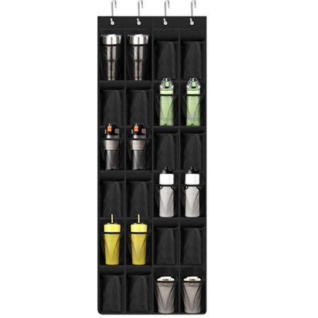 Flaskeholder, 24 flaskeholdere over døren