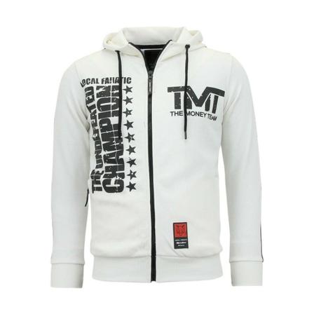 Local Fanatic Exklusiv Training Väst - TMT Floyd Mayweather vit, Herr Hood tröjor, Herr, Storlek: 2XL