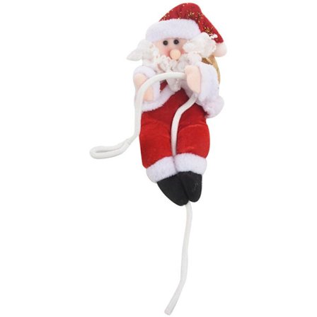 Koriste isä kiipeää köydellä ripustettavaksi sisä-/ulkoseinän ikkunaan