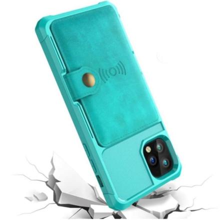 Skal Med Kortfodral Till Iphone 12/12 Pro, Grön Grön