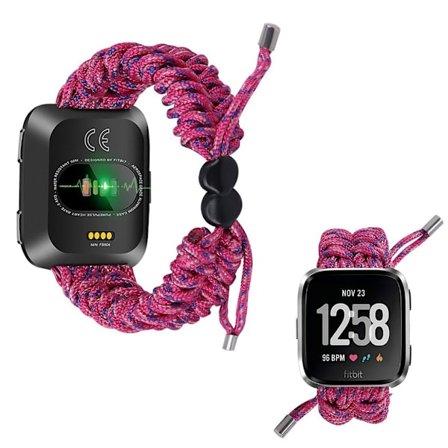 Fitbit Charge Versa braided watch band - Rose