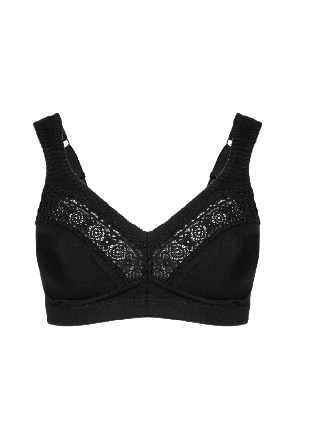 Swegmark Cotton Star Mjuk-bh Bh Dam Svart 105b