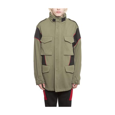 Alexander Wang, Parka IN Twill Groen, Heren, Maat:S