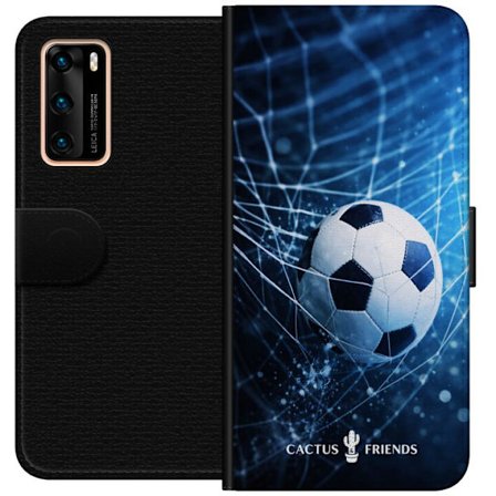 Kompatibelt Lommeboketui til Huawei Huawei P40 Cactus and Friends – GoalRush