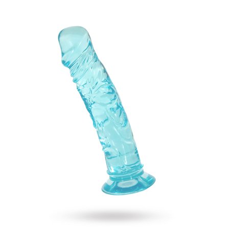 Crystal Pleasures 18 cm - Aqua Blue - Vuxen.se - Sexiga & fräcka julklappar