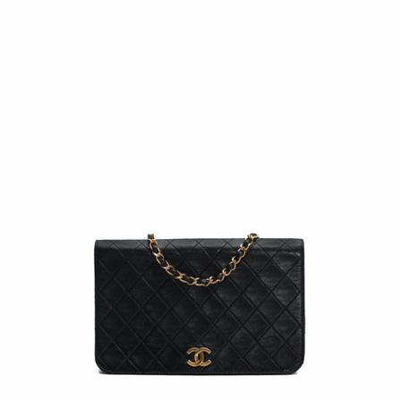 Chanel Vintage Handbags Sort, Dame Vintage Tasker, Størrelse: ONE Size