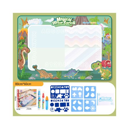 Aqua Infinity Canvas Leksak, Aqua Infinity Canvas Matta, Vattendoodle Matta, Aqua Infinity Canvas för Barn, Återanvändbar Extra Stor