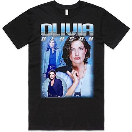 Olivia Benson Homage Top Us Tv Show Law And Order Elliot Gift Herr T-shirt för kvinnor