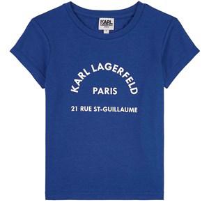 Karl Lagerfeld Electric Blue Logo T-Shirt 12 years - Tops - 12 years - Blue