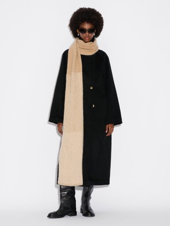 Holzweiler Tine Knit Scarf - Sand Mix - Women's - One size