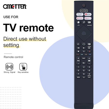 Kaukosäädin Philips 7900 -sarjan 43pus7906/12 Smart TV:lle 398gr10bephn0041bc Brc0984501/01 50pus7956/12 55pus7906/12