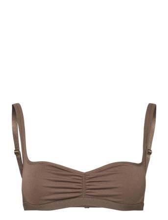 Mia Bra 14435 Lingerie Bras & Tops Soft Bras Tank Top Bras Brun Samsøe Samsøe