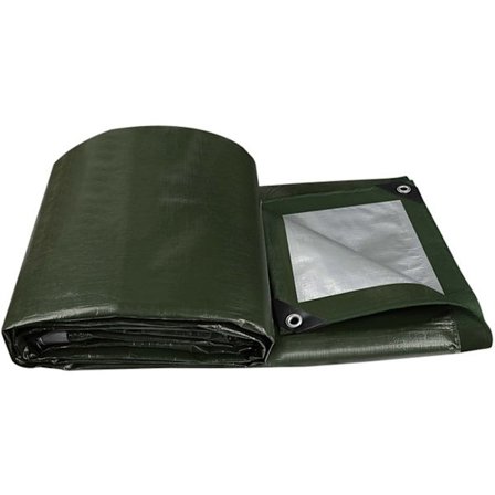 Vanntett presenning, hagepresenning med aluminiumsøyer, vevd presenning beskyttelsespresenning båtpresenning (2m*2.5m)