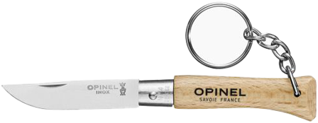 Opinel Classic Keyring No4 Stainless Steel Beechwood 5cm