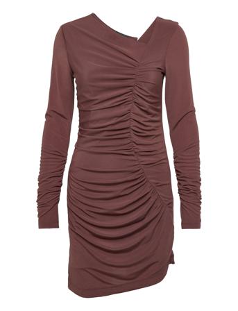 Ls Twist Dress.crepe Dresses Cocktail Dresses Brun Helmut Lang