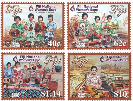 Fiji - National Womens EXPO - Postfrisk sæt 4v