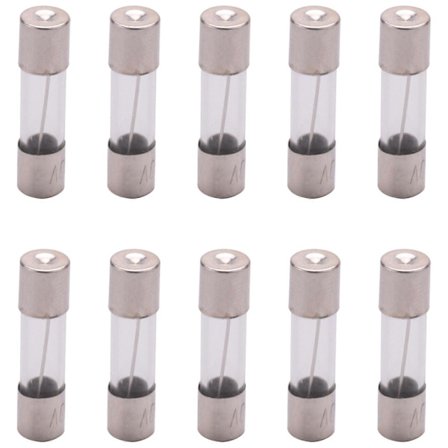 10 kpl 250V 10A Hidas Sulake Lasiputki 5mm x 20mm