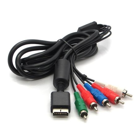 Komponentkabel för PS2/PS3 RGB-kabel - Perfekt svart one size_tfrf