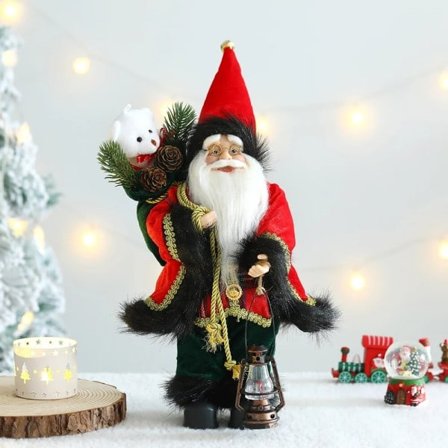 jul tomten docka god jul dekorationer skrivbord stående tomten prydnad