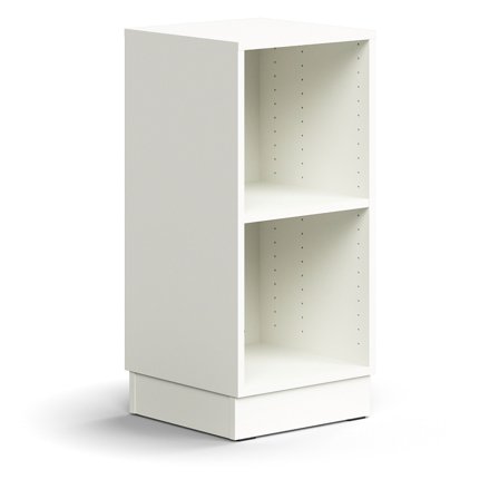 Bücherregal QBUS, 873x400x400 mm, weiß