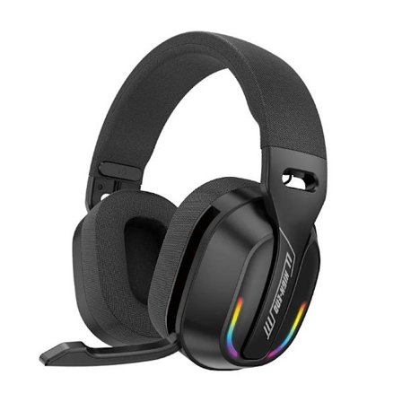 B500 Over Ear Headset Bluetooth5.4 Trådlösa Stereo Gaming Hörlurar Inbyggd Mikrofon RGB-ljus Låg Latens Hörlurar För PC