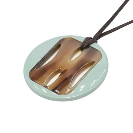 Hermès Vintage, Pre-owned Fabric necklaces Beige, Dames, Maat:ONE Size