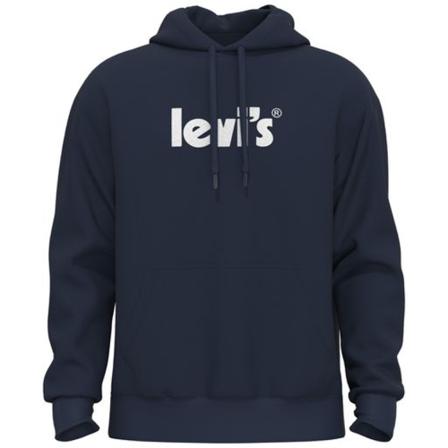 Levi's, Hoodies Blauw, Heren, Maat:XL