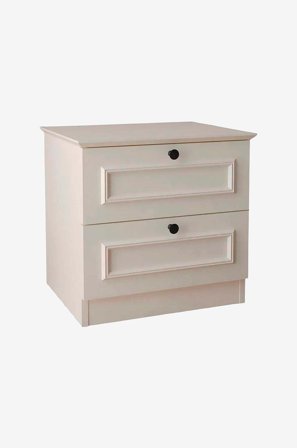 Hanah Home - Nattduksbord Mira - Vit - Sängbord - Från Homeroom