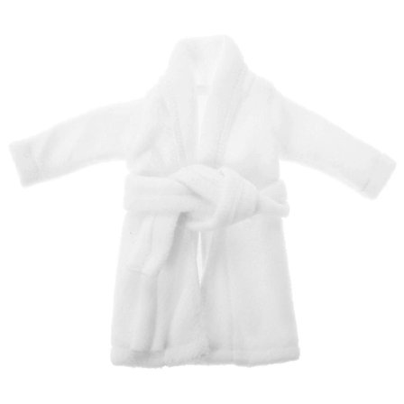 Miniature Dukke Badekåbe Outfit Fest Tilbehør Dukketøj Dukketøj Morgenkåbe Dukke Badekåbe Fest Tilbehør Miniature Dukke Beklædning White 15.00