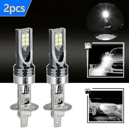 Lavstråle Fjernlys H1 LED-frontlyspære Konverteringssett 100w 14000lm 6500k