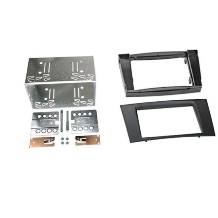 2-DIN frontadapter för Mercedes E-klass (W 211/S 211) svart