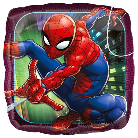 Firkantet Folieballon Spiderman